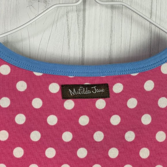 Matilda Jane Dress Girls Collecting Leaves14 Polka Dot Floral Long Sleeve - Picture 11 of 11